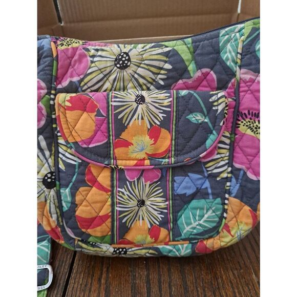 Vera Bradley Floral Purse Wallet Set Retired Quilted Cotton Handbag Shoulder Bag - Picture 4 of 11